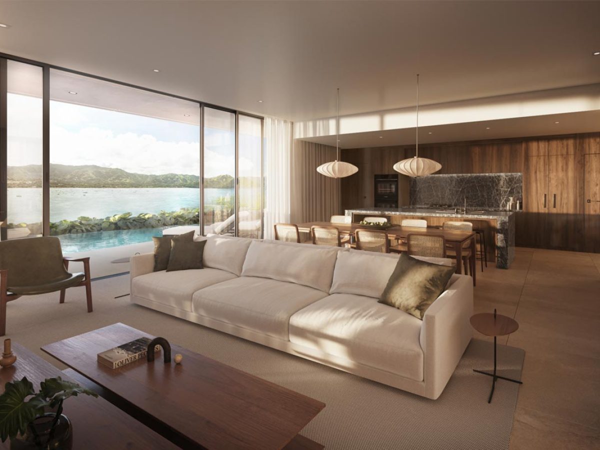 An Estate Home Living Room - Conceptual Rendering